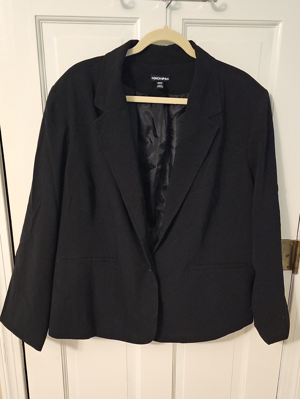 Fashion Bug Black Women's Single-Button Blazer
